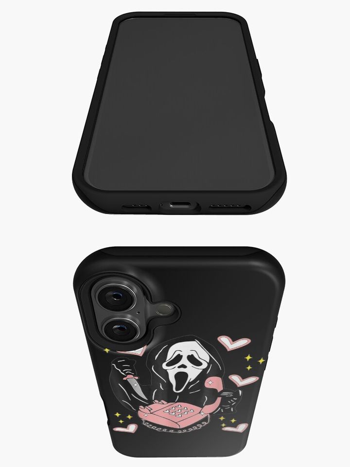 Ghostface Calling Halloween Funny, Scream You Hang Up, valentine day iPhone Case