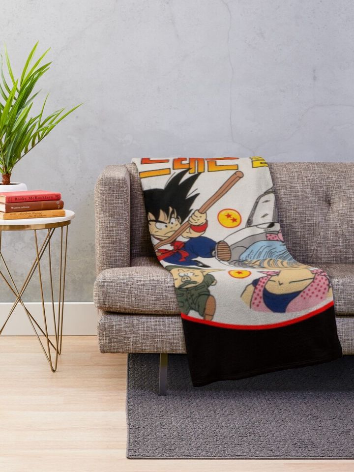 Anime Dragon Ball Throw Blanket, Gift for Fan, for All Age