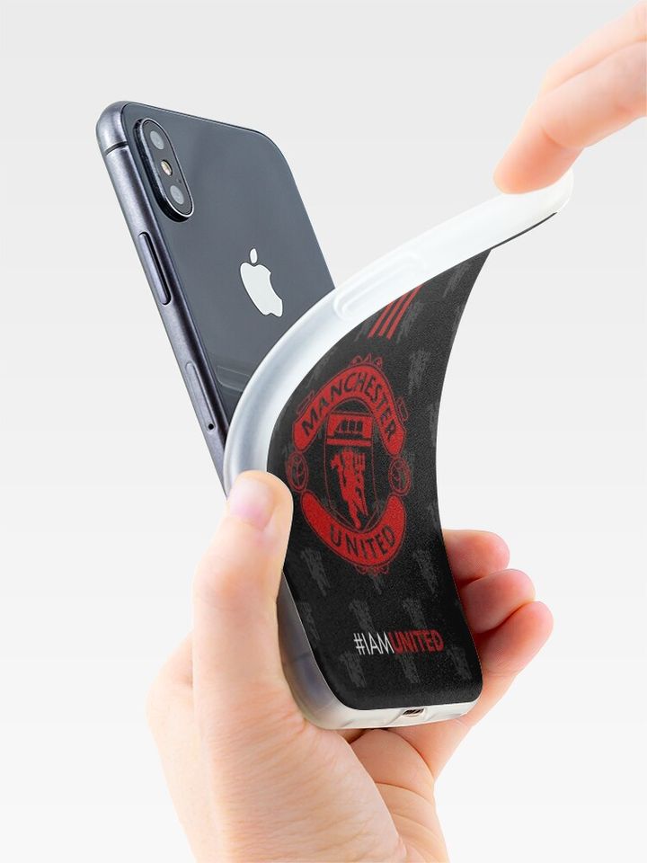 Man United Black and Red iPhone Case