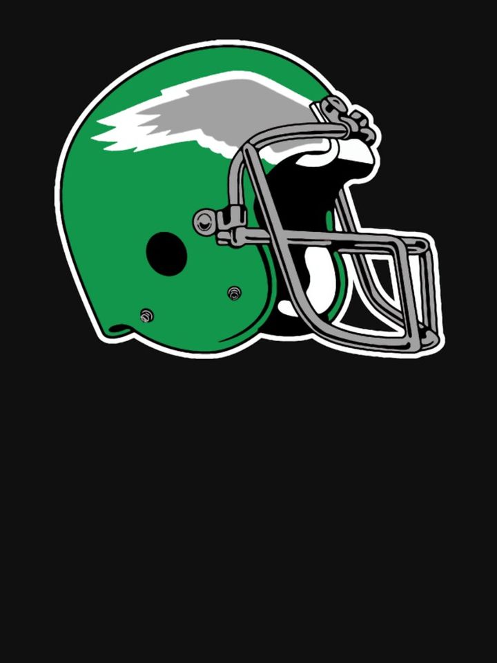 Eagles 80s Throwback Helmet Zipped Hoodie