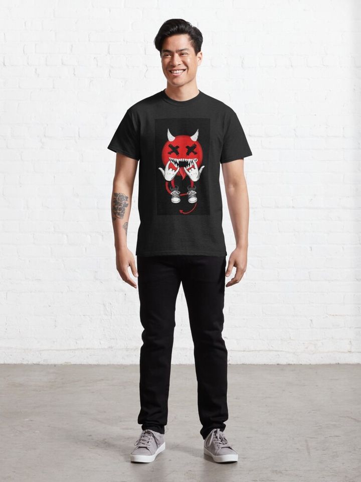 Red Devil Emoji Classic T-Shirt