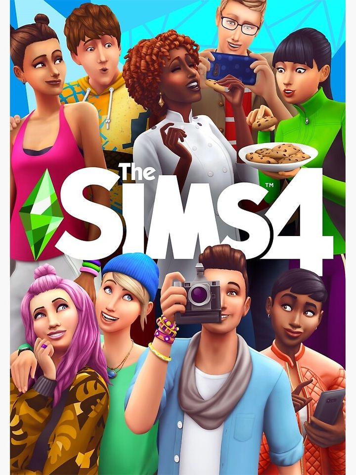 The Sims 4 Game Cover Premium Matte Vertical Poster