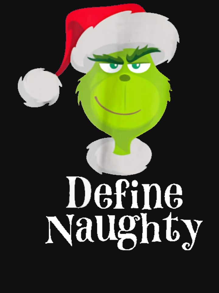 Define Naughty Christmas funny   Classic T-Shirt