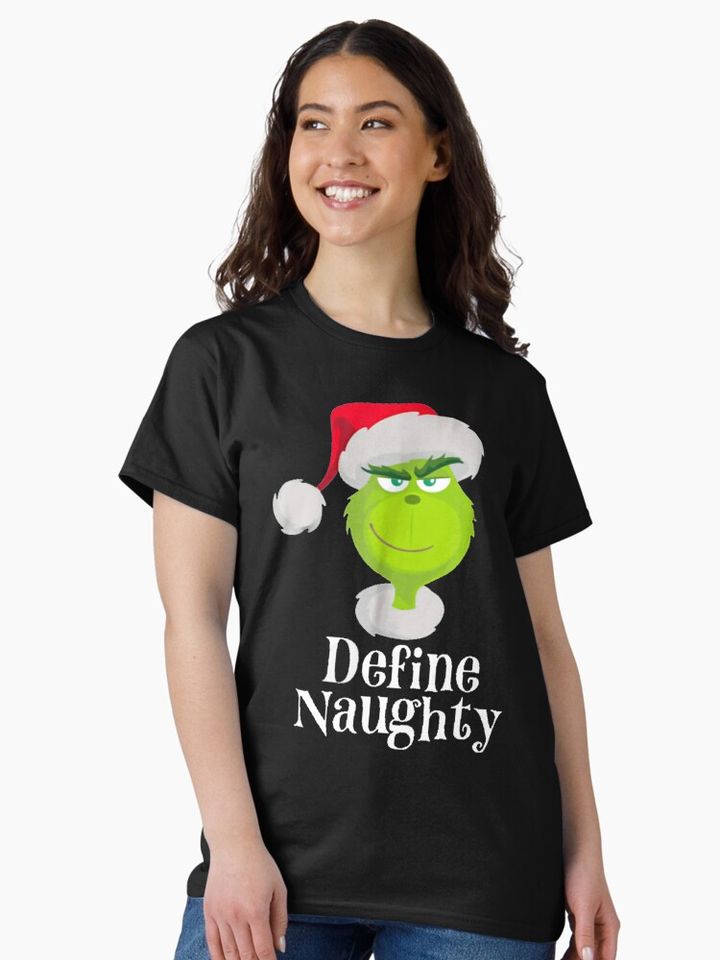Define Naughty Christmas funny   Classic T-Shirt