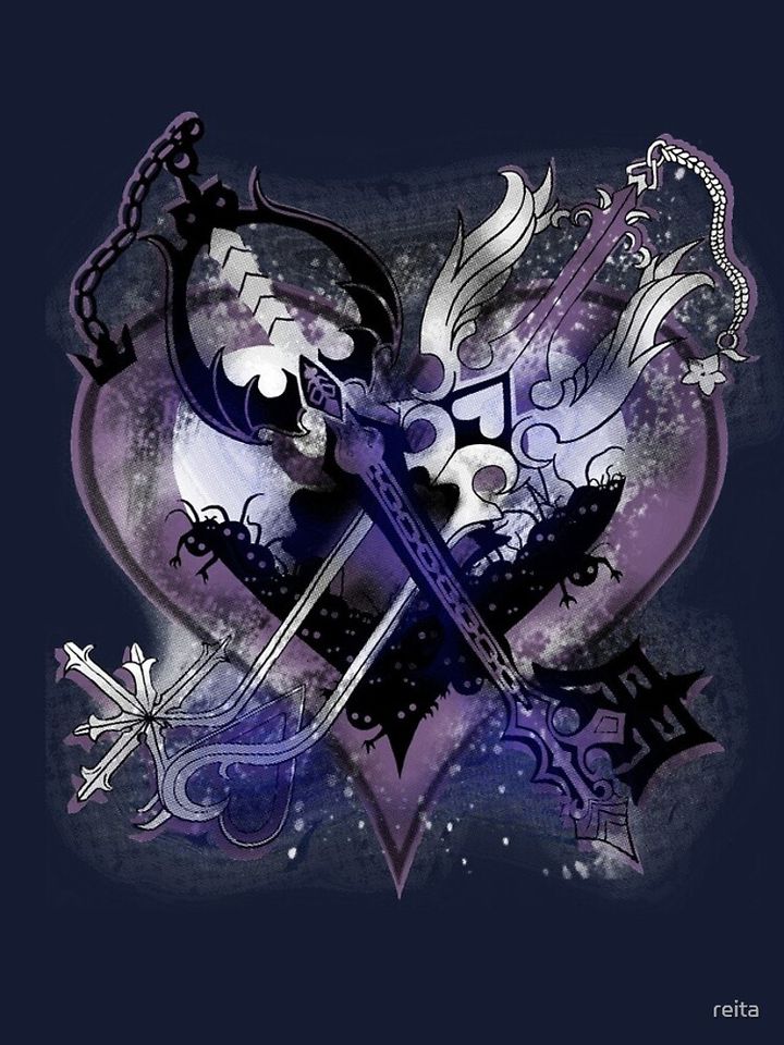 Kingdom Hearts - Oathkeepeer & Oblivion iPhone Case
