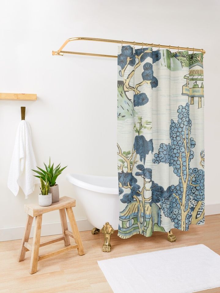 Chinoiserie classic Shower Curtain