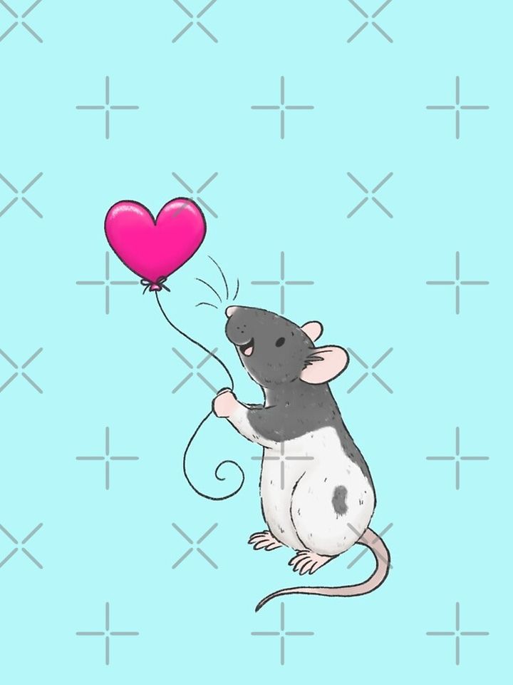 Felix with a heart balloon iPhone Case