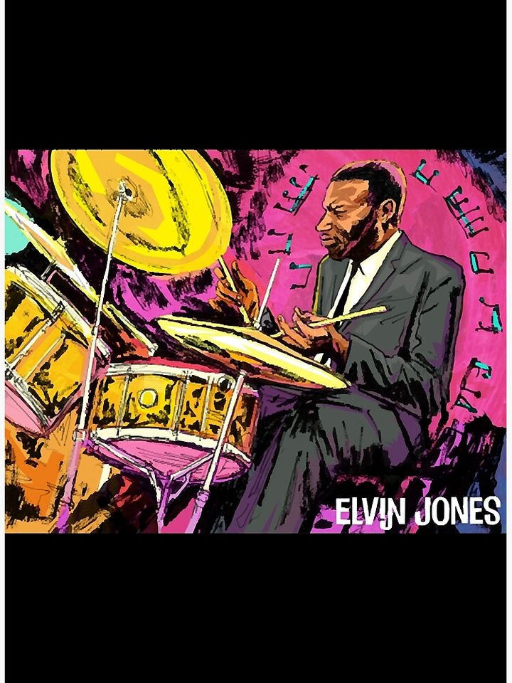 Elvin Jones Premium Matte Vertical Poster