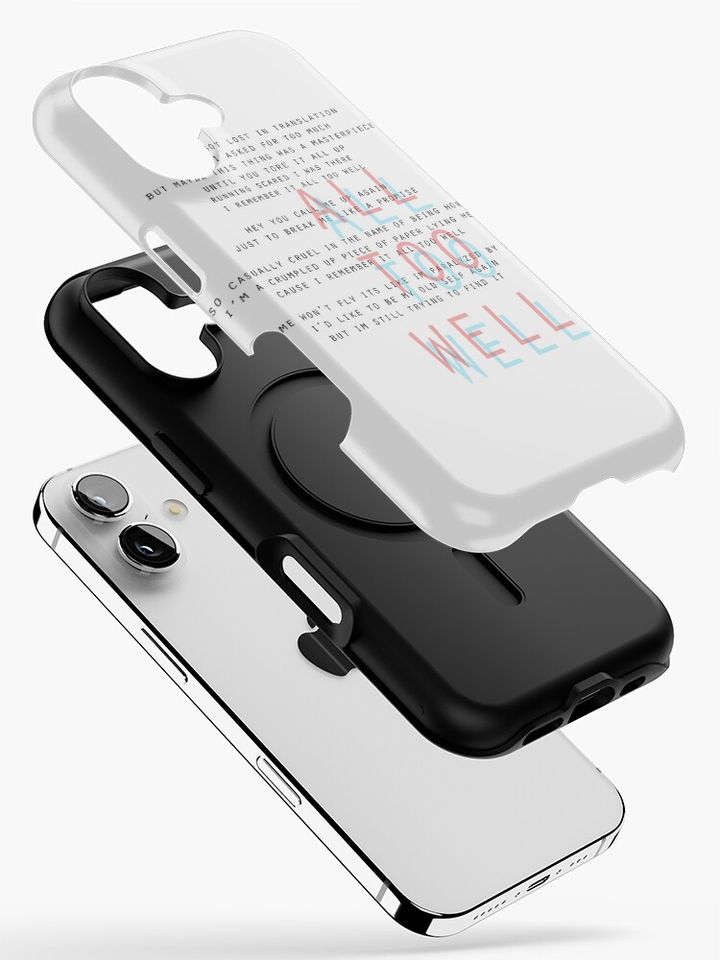 all too well iPhone Case