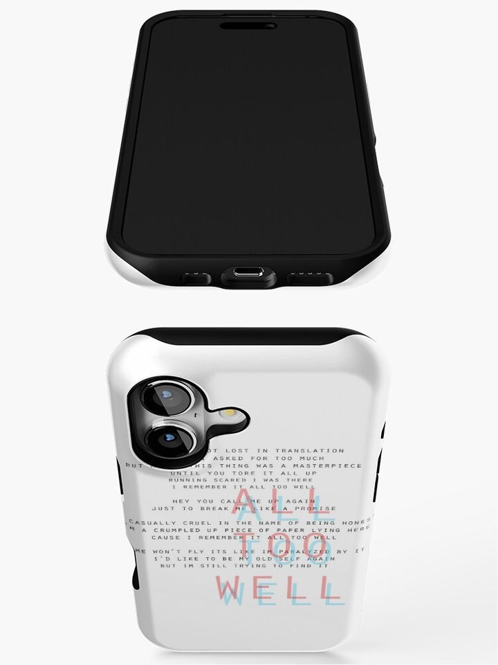all too well iPhone Case