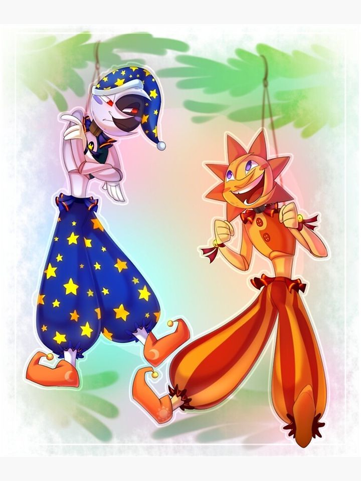 The Sun and Moon  - Security breach Premium Matte Vertical Poster