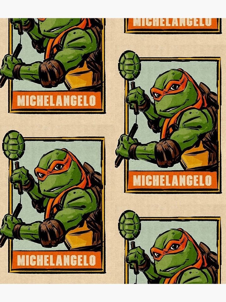Michelangelo TMNT Backpack, Ninja Turtles Backpack