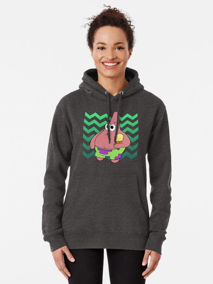 Patrick Star Yummy Ice Cream Funny Hoodie
