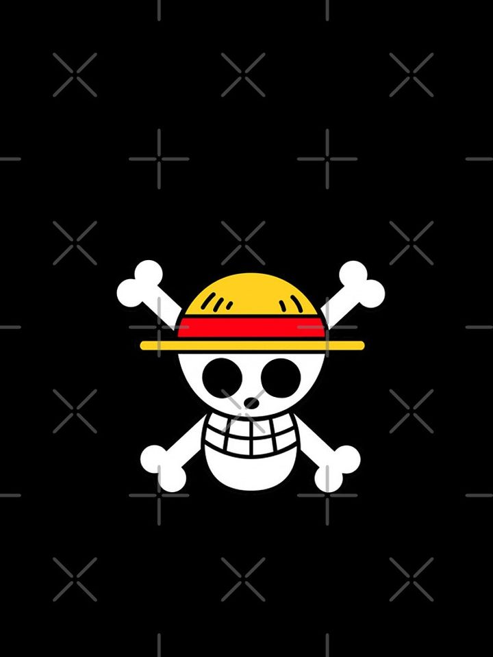 One Piece Luffy Skull iPhone Case
