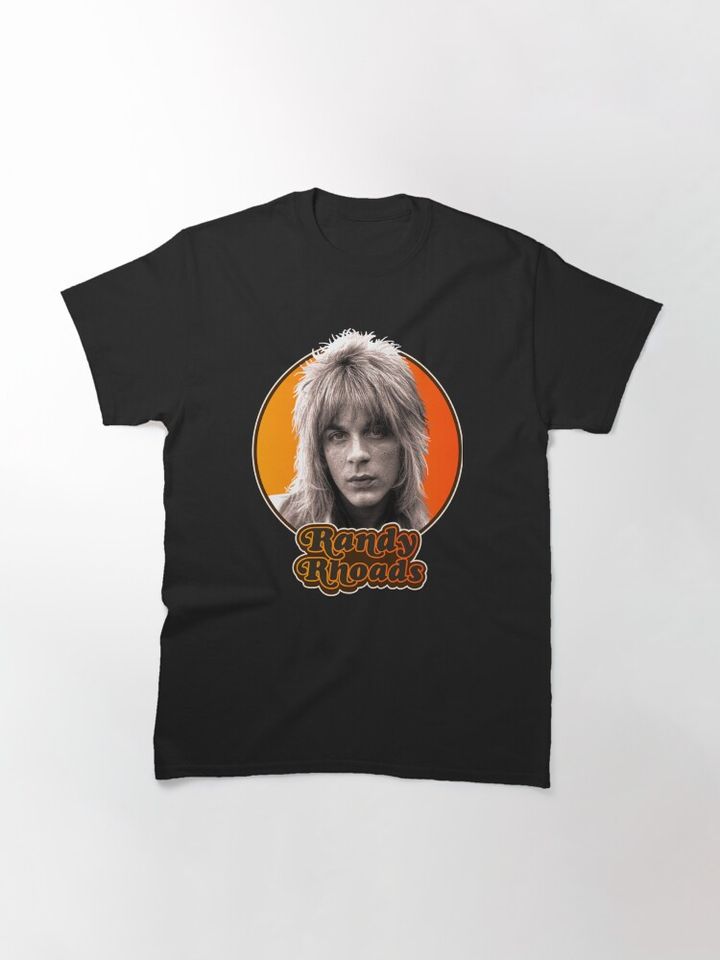 Retro Randy Rhoads Tribute   Classic T-Shirt