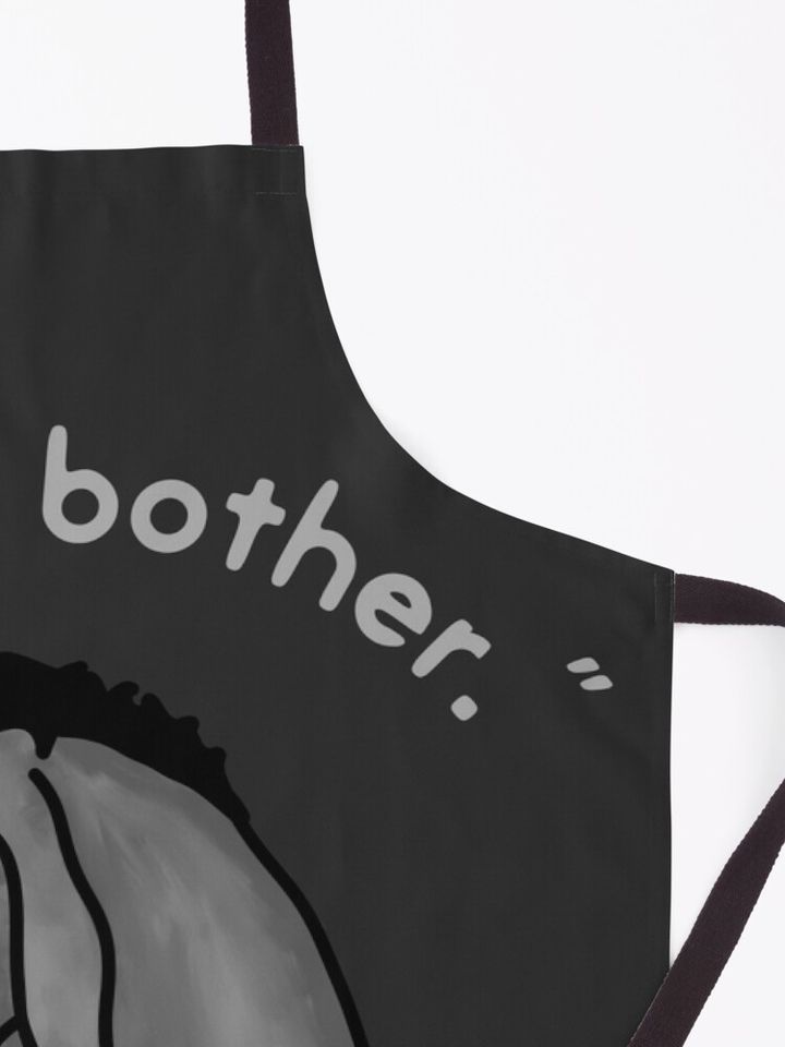 Disney Winnie The Pooh Sad Eeyore Quote Kitchen Apron