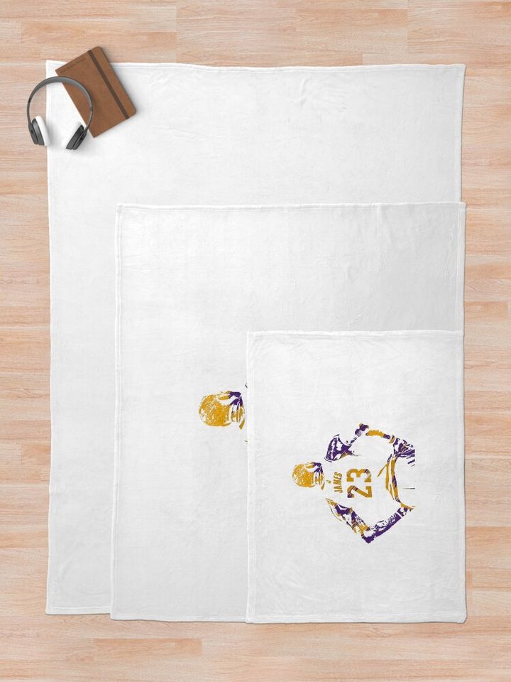 Lebron James Los Angeles Lakers  Throw Blanket, Gift for Fan
