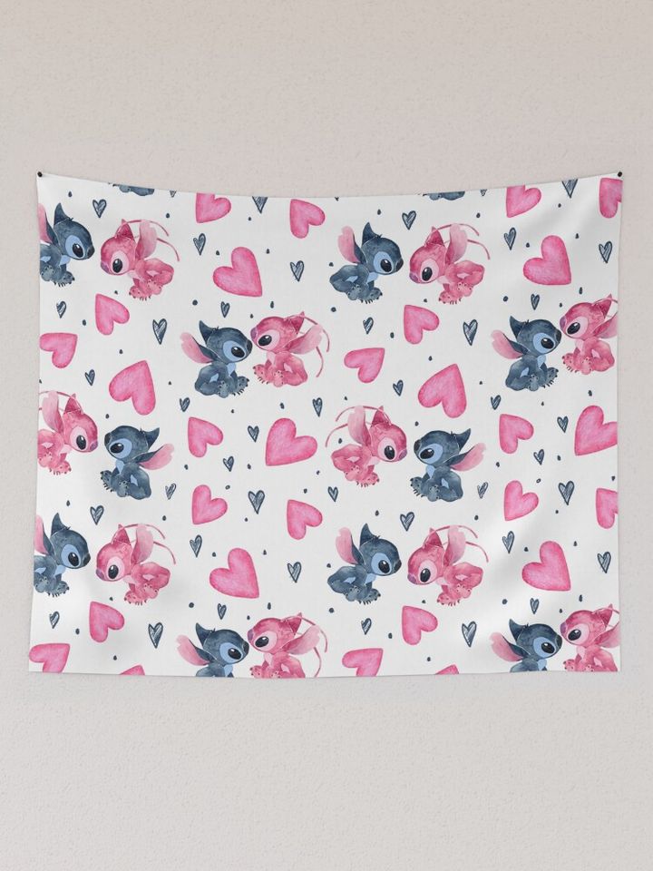 Lilo and Stitch Love Disney Tapestry