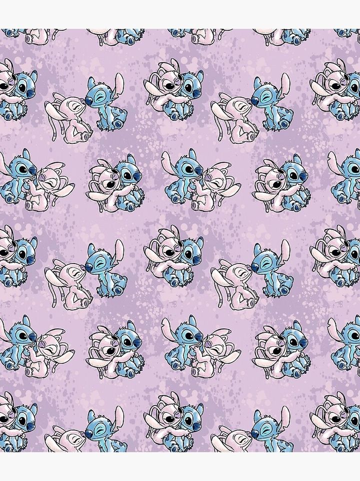 Lilo & Stitch Angel Watercolor Backpack