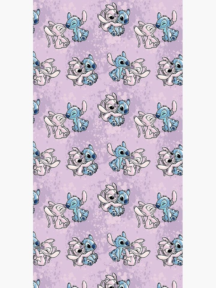 Lilo & Stitch Angel Watercolor  Duffle Bag