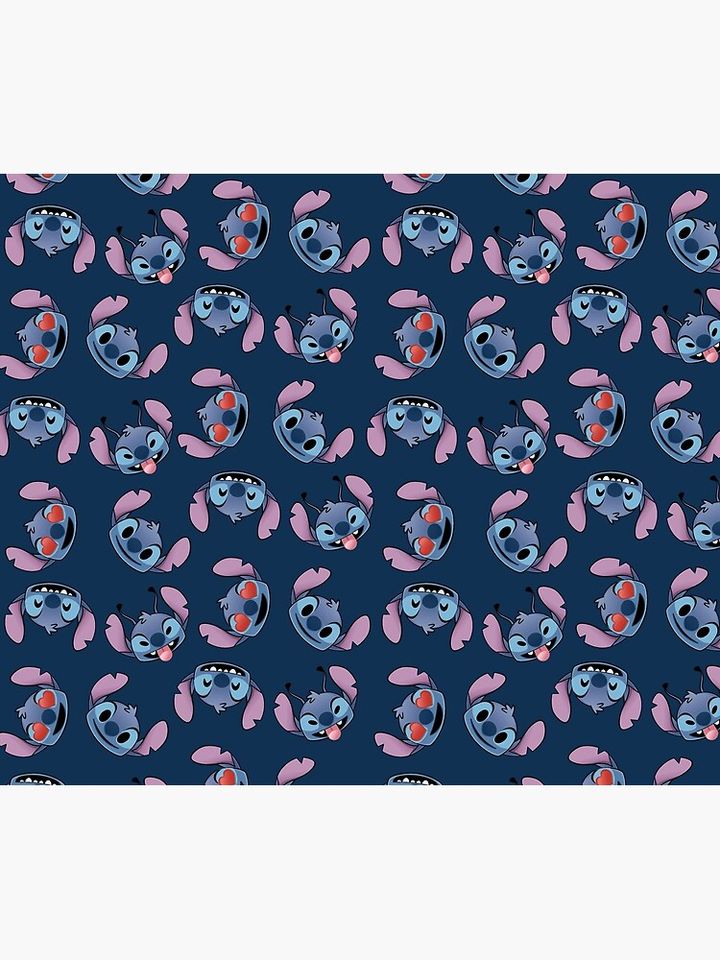 Stitch with hearts Throw Blanket