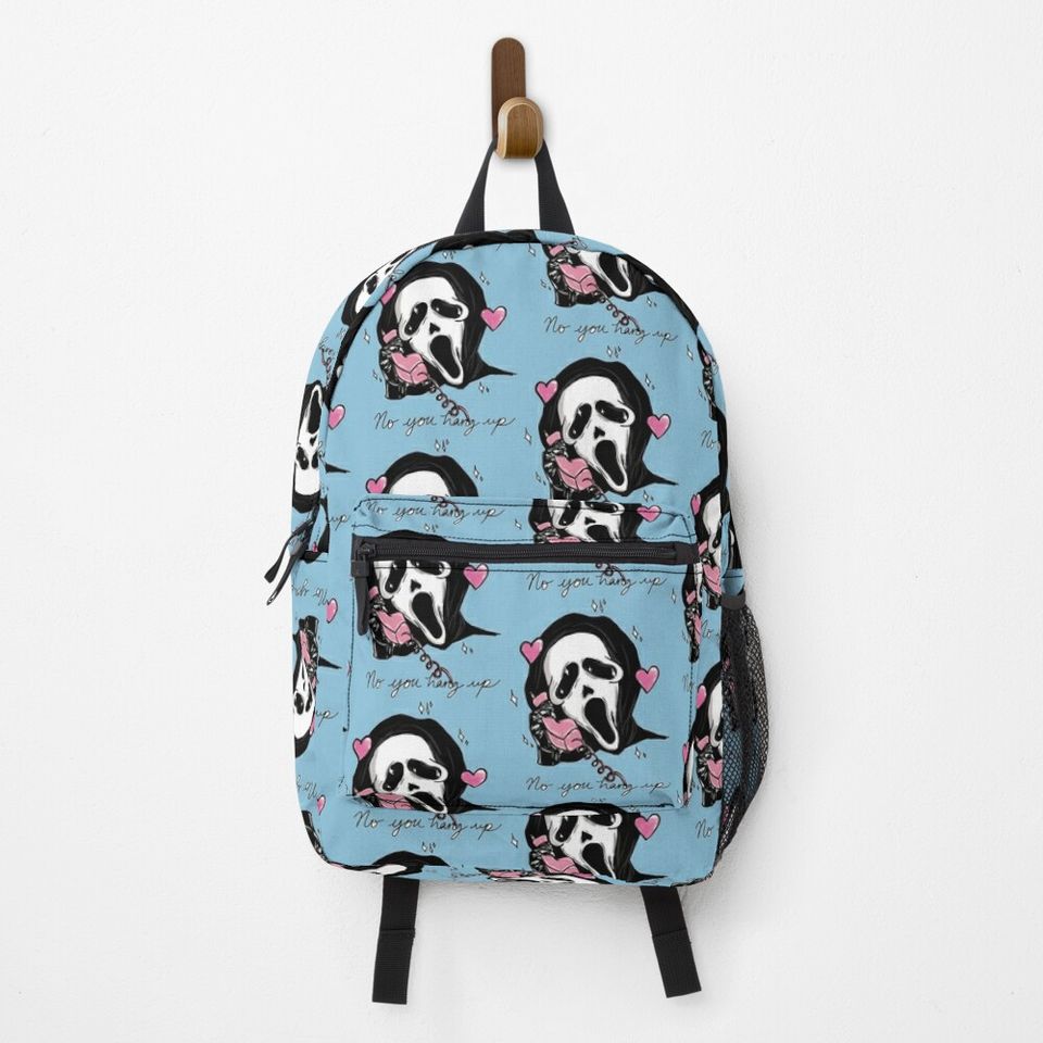 Ghostface Calling Halloween Funny Backpack