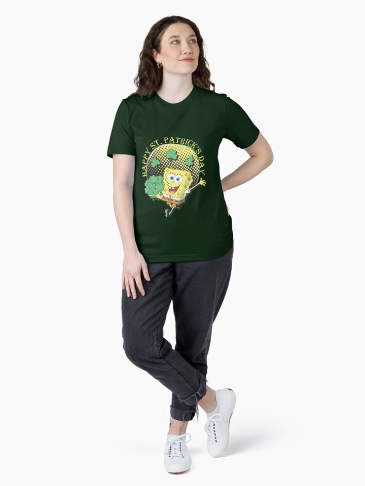  Spongebob St. Patrick's day Happy St. Patrick's Day Squarepants Essential T-Shirt