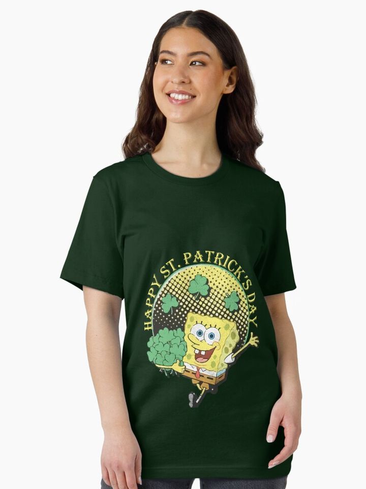  Spongebob St. Patrick's day Happy St. Patrick's Day Squarepants Essential T-Shirt