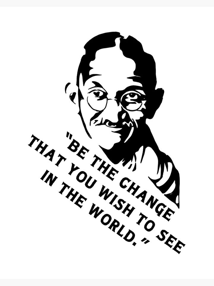 Gandhi Quote Poster