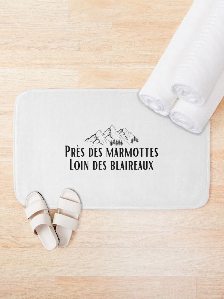 near marmots Bath Mat