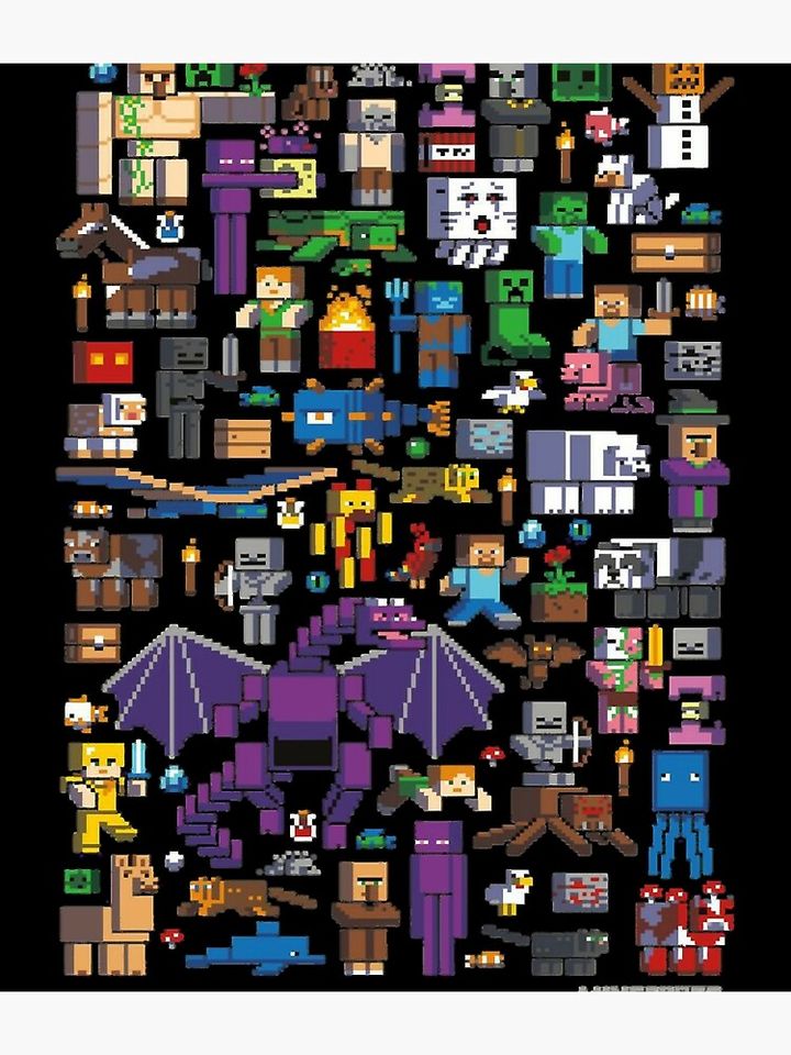 All minecraft characters Classic  Backpack