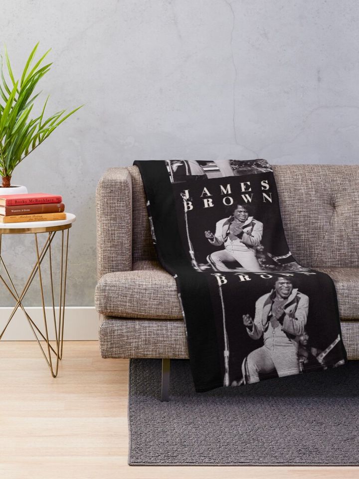 James Brown Throw Blanket