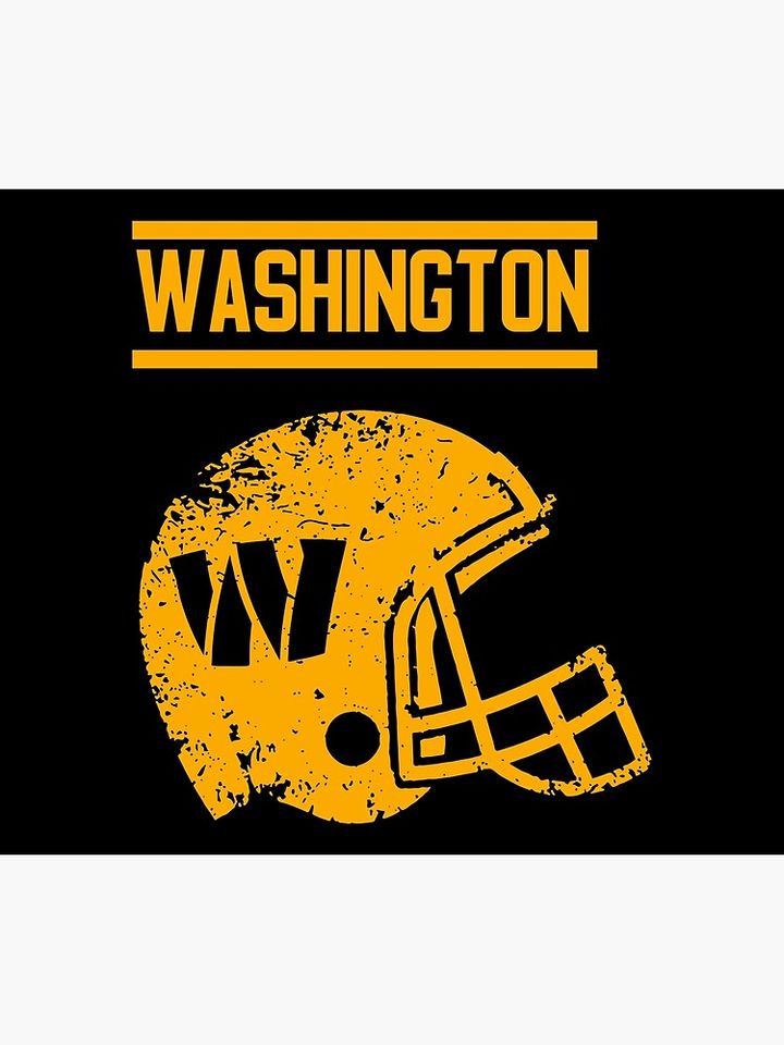 washington commanders helmet Throw Blanket