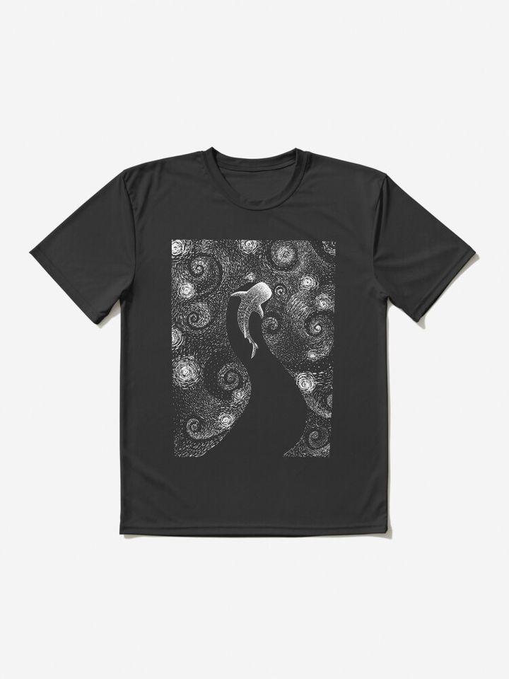 Star eater in Van Gogh style Active T-Shirt