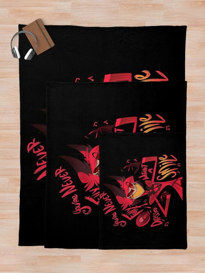 Alastor Hazbin Hotel Blanket, Hazbin Hotel Fan Gift