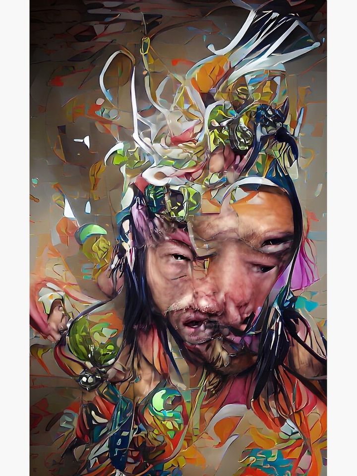 David Choe in a World of his own Painting Canvas