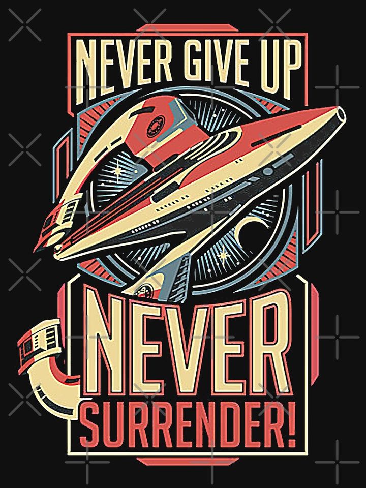 Vintage Never Surrender Quote Retro  Essential T-Shirt