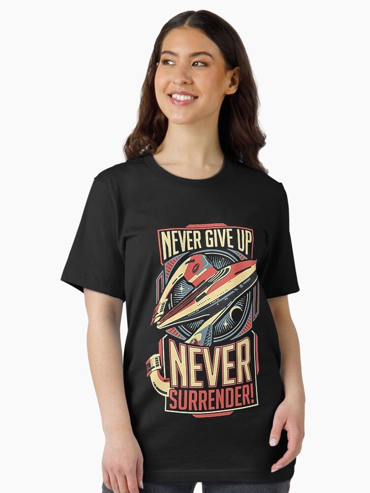 Vintage Never Surrender Quote Retro  Essential T-Shirt
