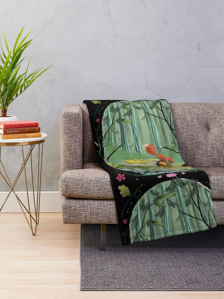 The fox and the hound  Throw Blanket