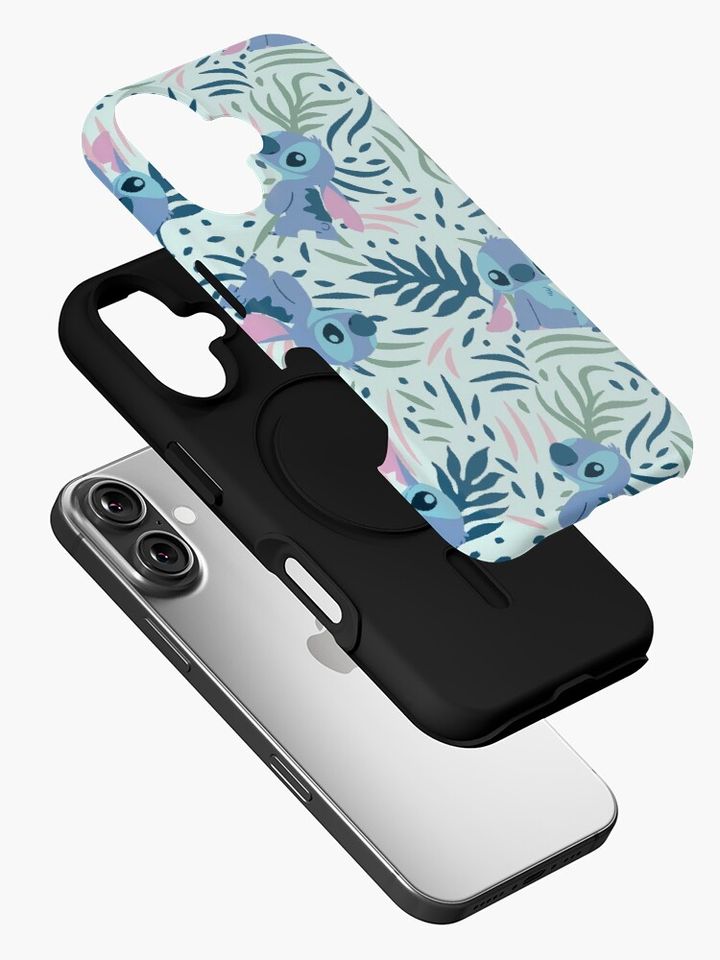 Cute Stitch Seamless Pattern iPhone Case