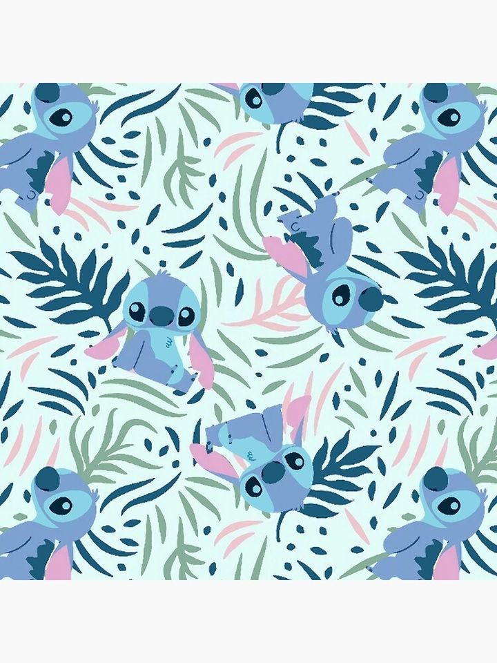 Cute Stitch Seamless Pattern Throw  Pillow