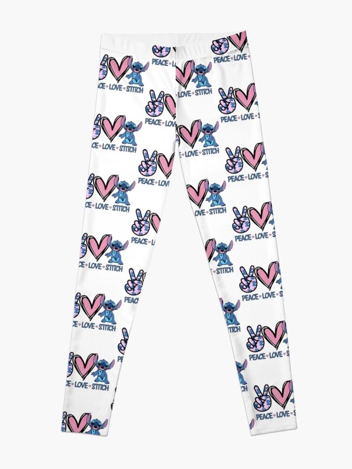 Peace Love Stitch Leggings