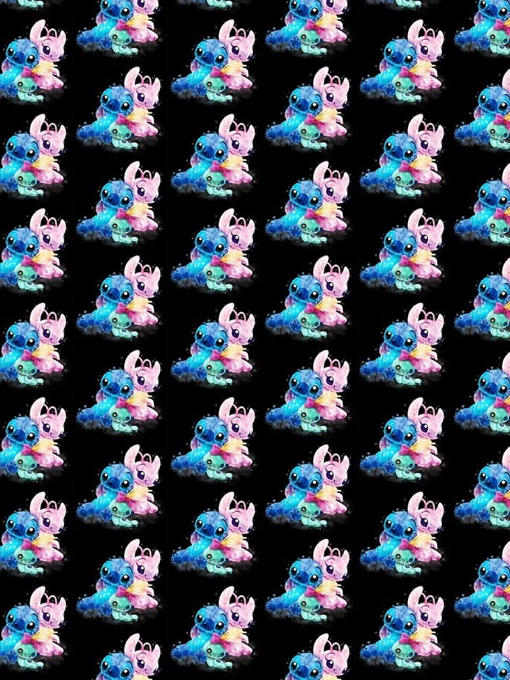 Lilo & Stitch Angels Watercolor Leggings