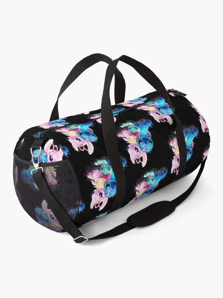 Lilo & Stitch Watercolor Duffle Bag