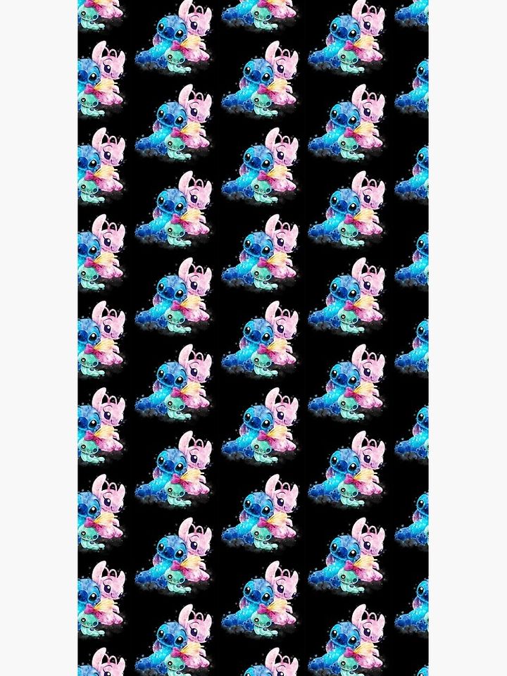 Lilo & Stitch Watercolor Duffle Bag