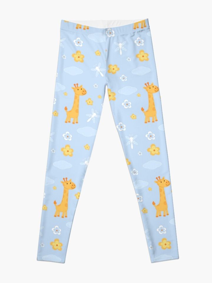 Cute Giraffe Animal Leggings