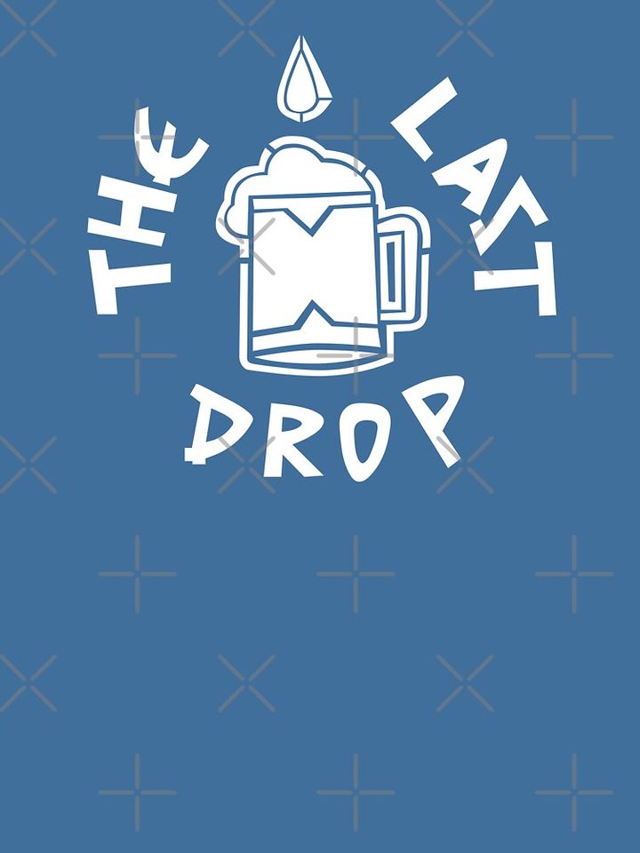 The Last Drop (Dark Red BG) Hoodie
