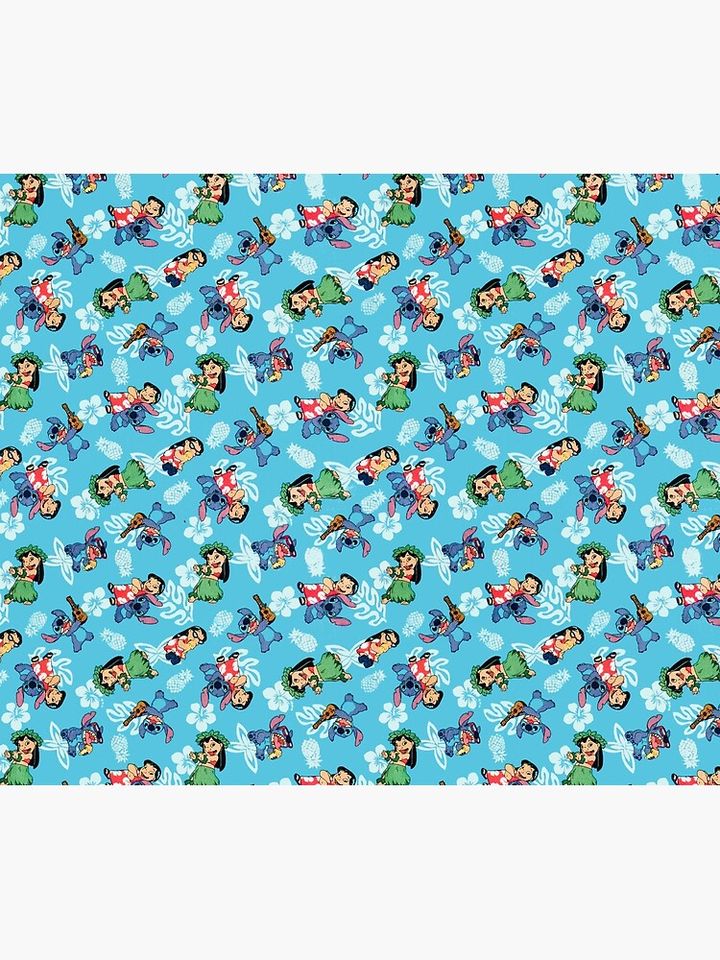 Lilo & Stitch Hula Dance Throw Blanket