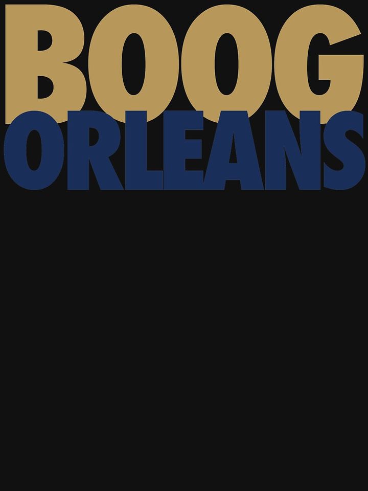 Boog Orleans (Gold/Blue) Premium Oversized Hoodie