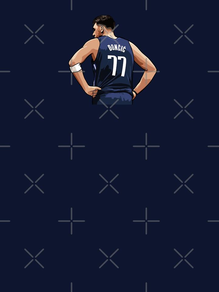 Luka Doncic Vector Back Qiangy Classic T-Shirt